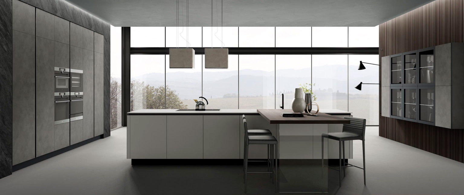 Contemporary kitchens. Stratos is our luxury line